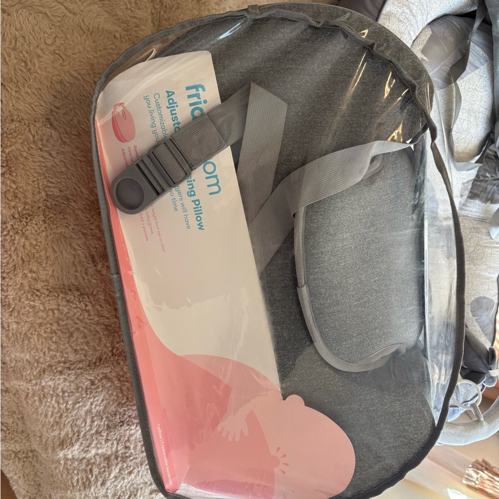 Gray Friomom Adjustable Nursing Pillow